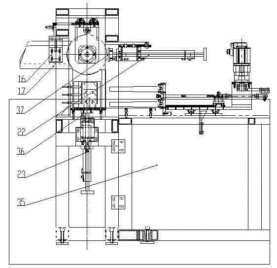 90-degree rotating mechanism and method for multiple pieces of stacked disposable mattresses