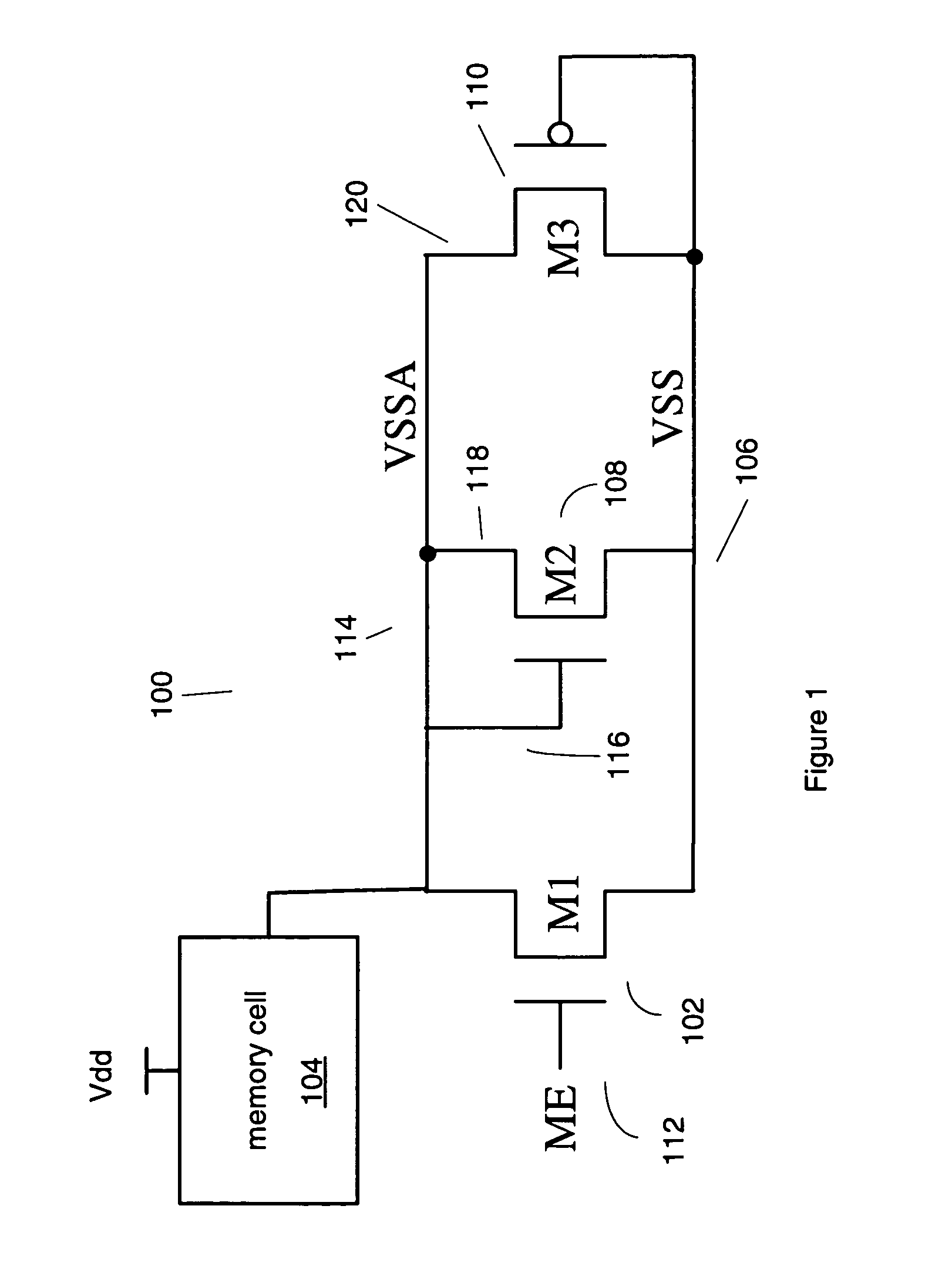Methods and apparatuses for memory array leakage reduction using internal voltage biasing circuitry
