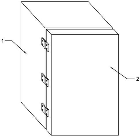 An electrical distribution switch cabinet