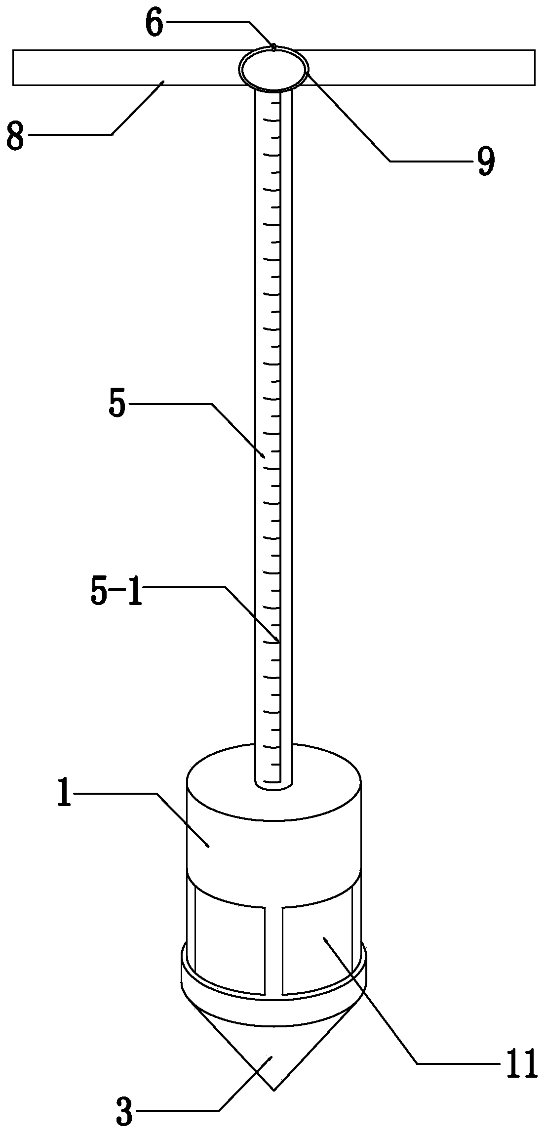 Underwater concrete sampler and sampling method