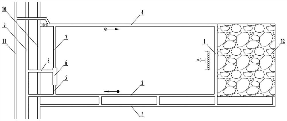 Underground coal mine working face mining, selecting and filling integrated system and use method