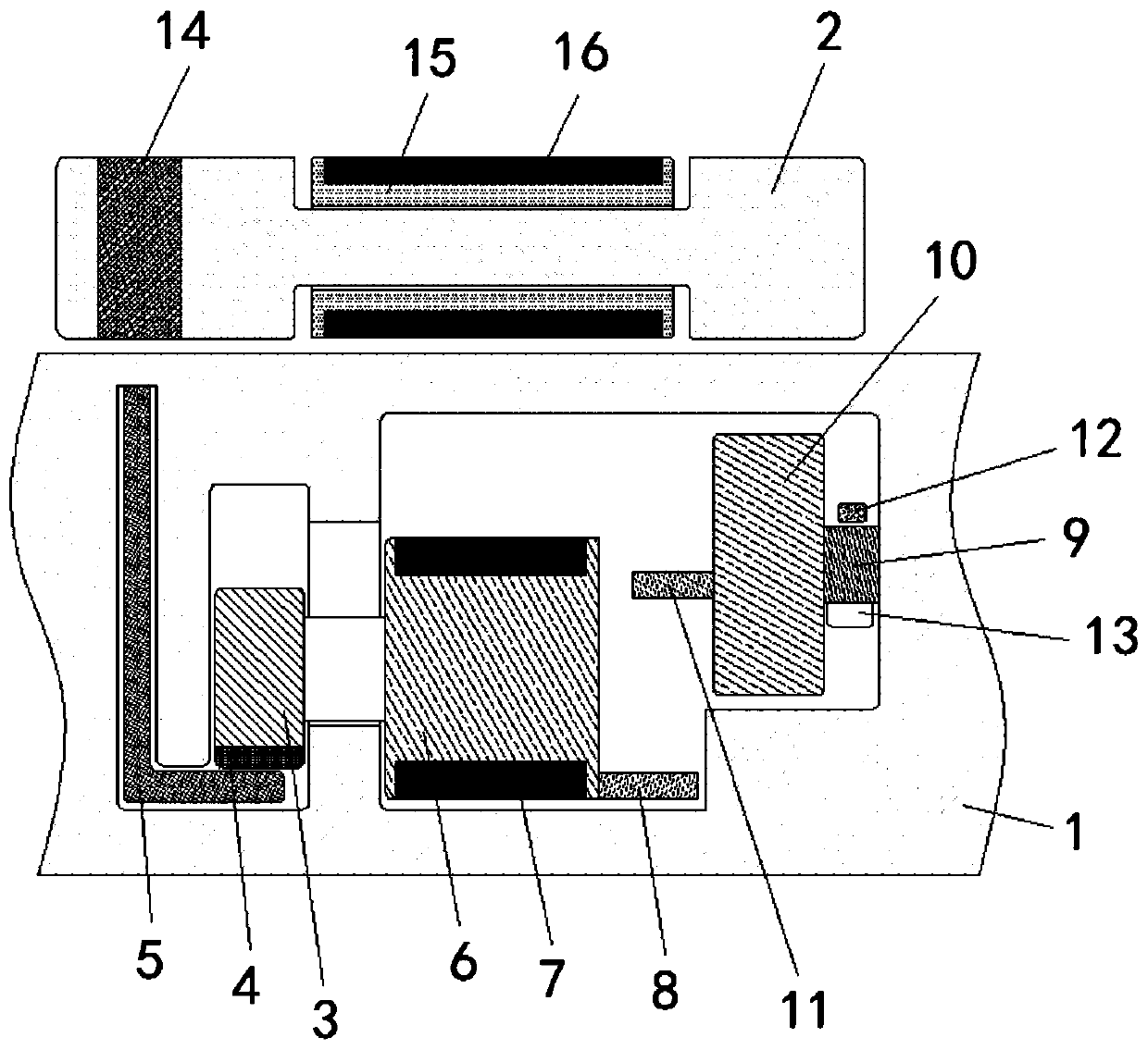 High-concealment safety device for encryption case