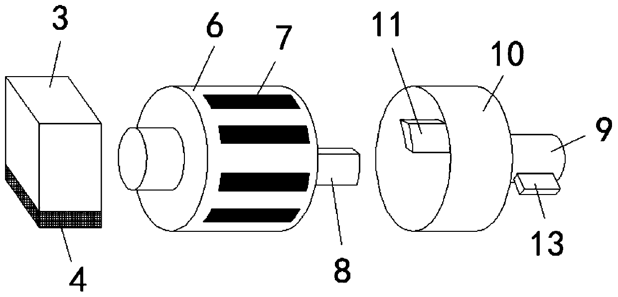 High-concealment safety device for encryption case