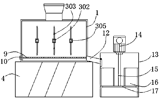 Chemical raw material crushing processing reaction system and chemical raw material crushing processing technology