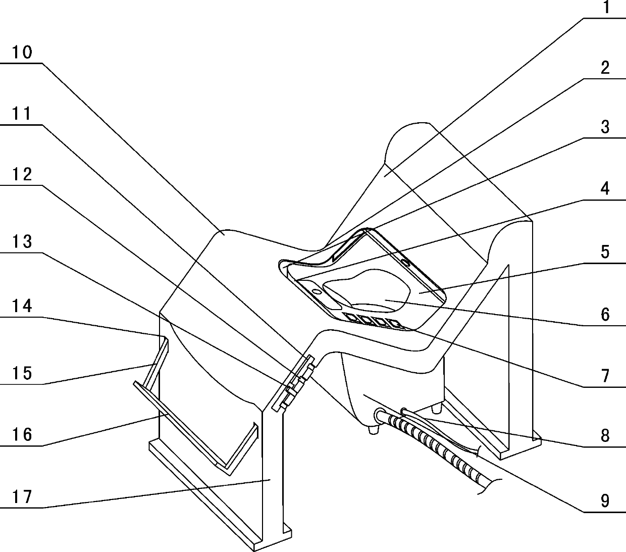 Gynecological nursing method and auxiliary nursing equipment