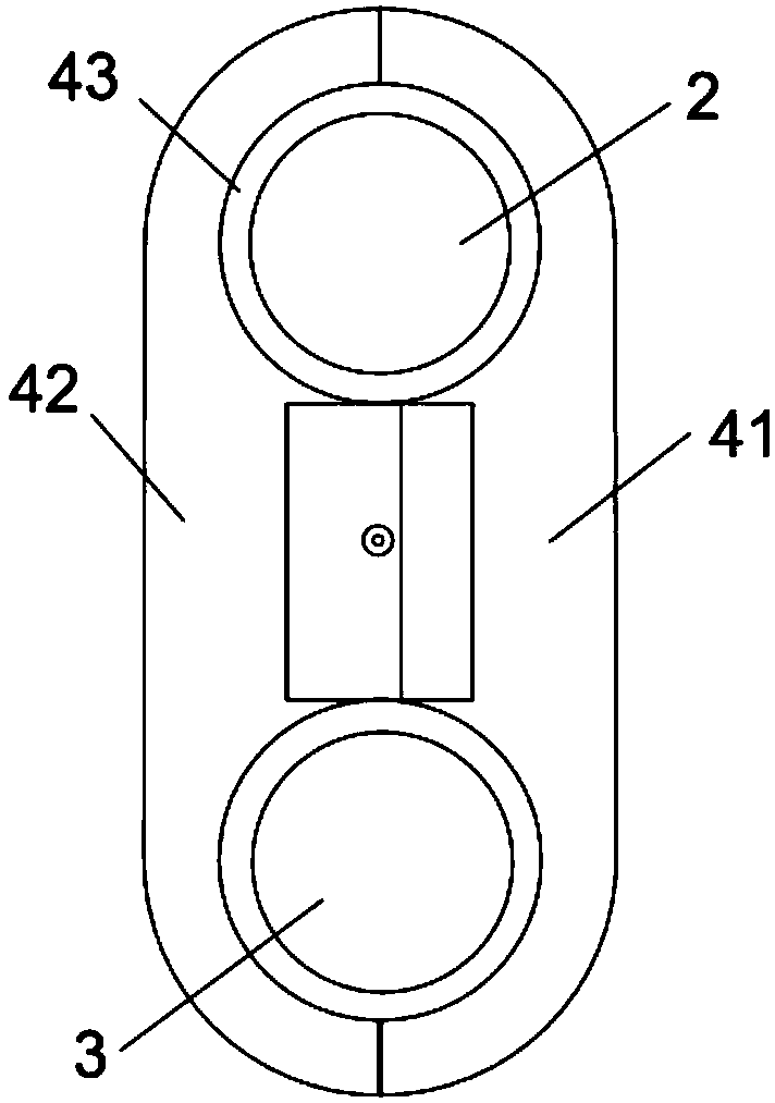 Fixing device for step transmission shaft of elevator