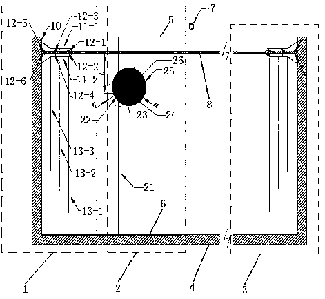 Wave generation and combined wave-absorbing system for deep-water ice test tank with horizontal cylinder in circular-track oscillation