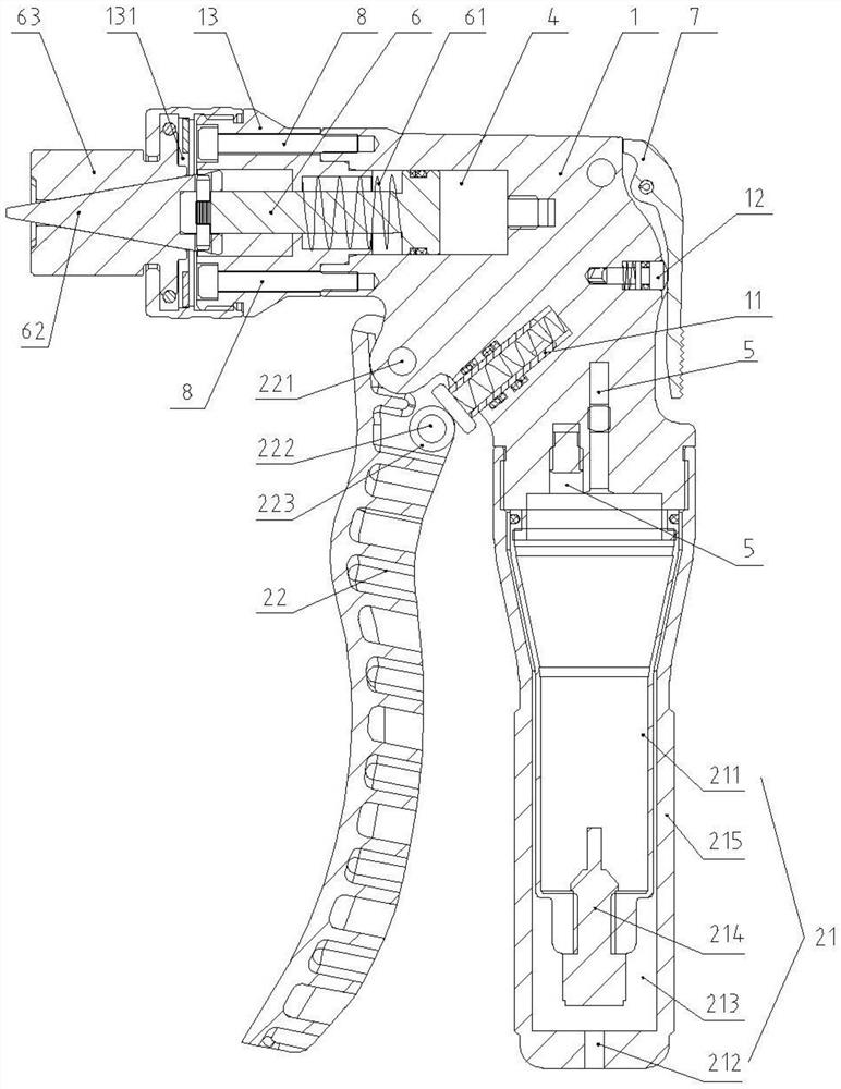 A hydraulic inclined hole reamer