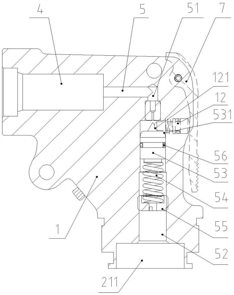 A hydraulic inclined hole reamer