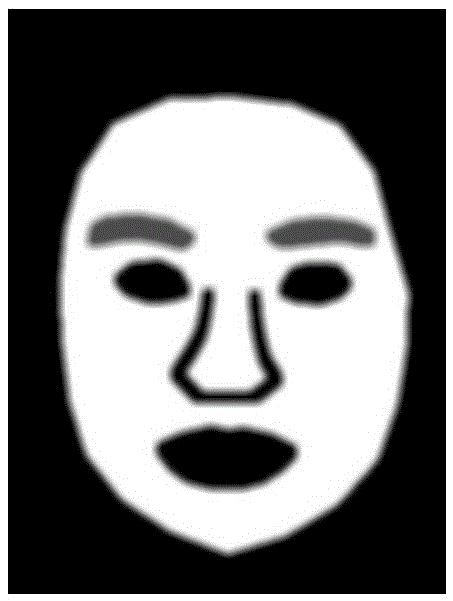 Facial image layer decomposition method based on improved guide filter