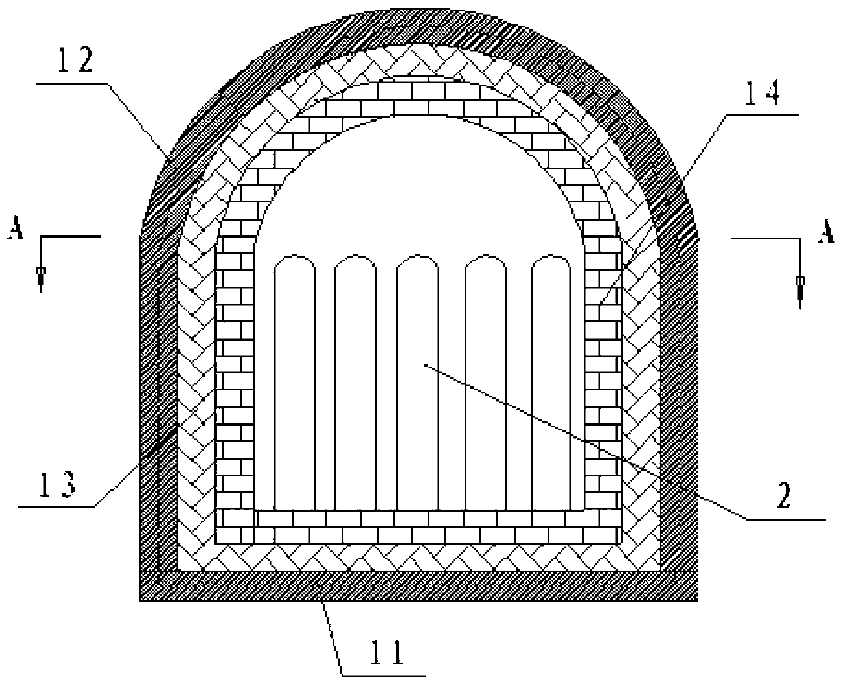 Device used for sintering sodium-sulfur battery ceramic pipes