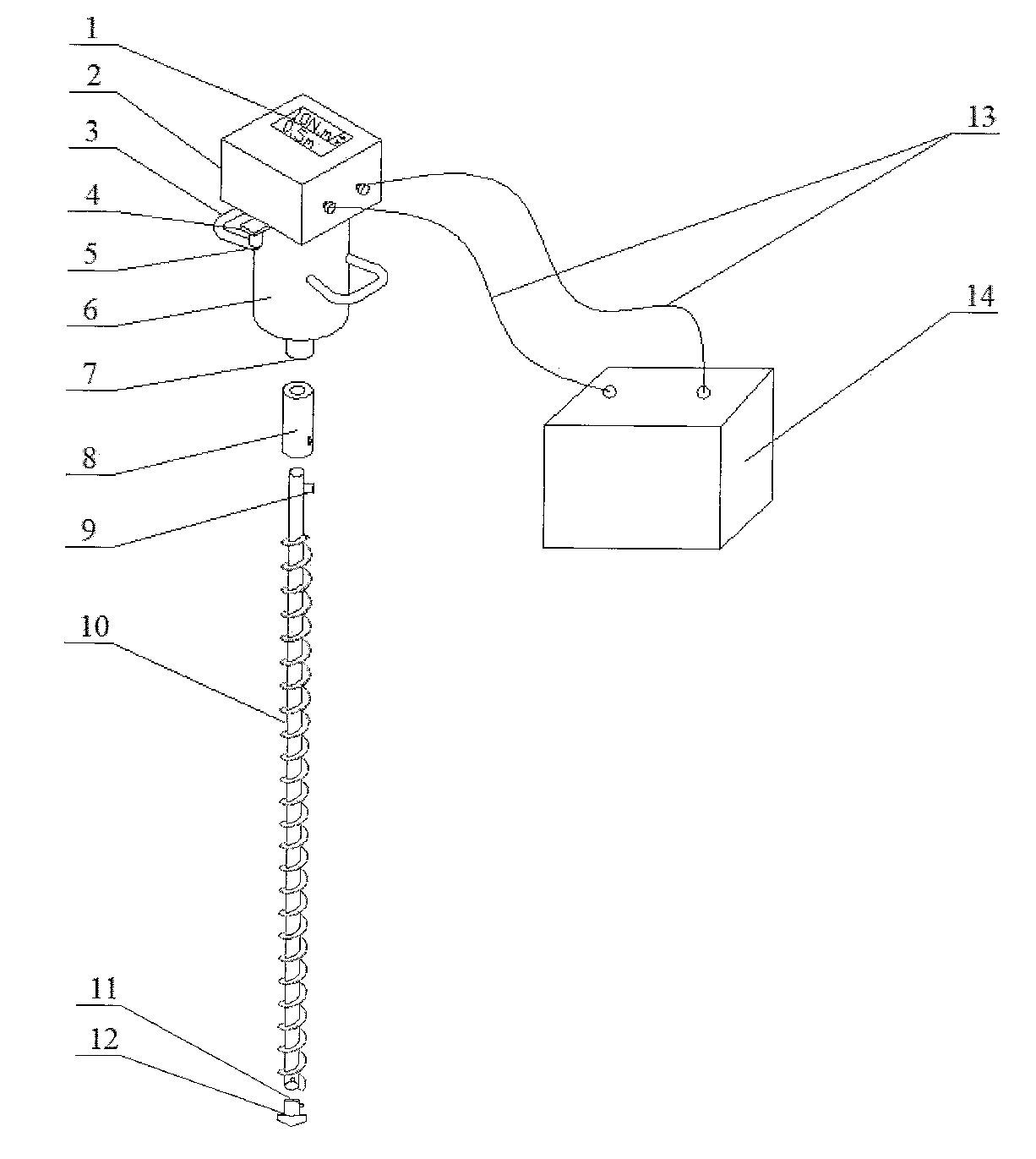 Drill tool and method for measuring thicknesses of sea ice and river ice while drilling