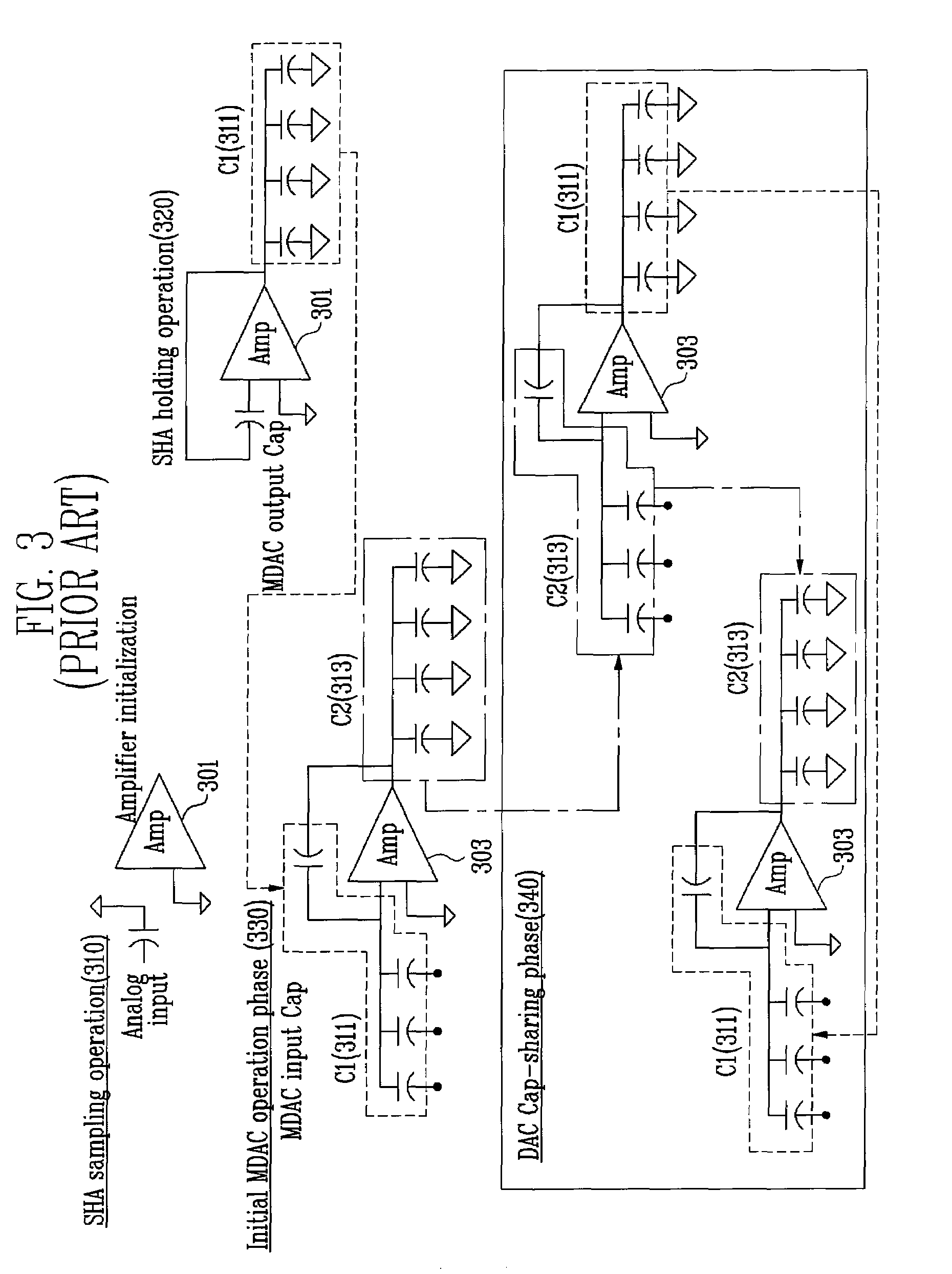 Method of algorithmic analog-to-digital conversion and algorithmic analog-to-digital converter