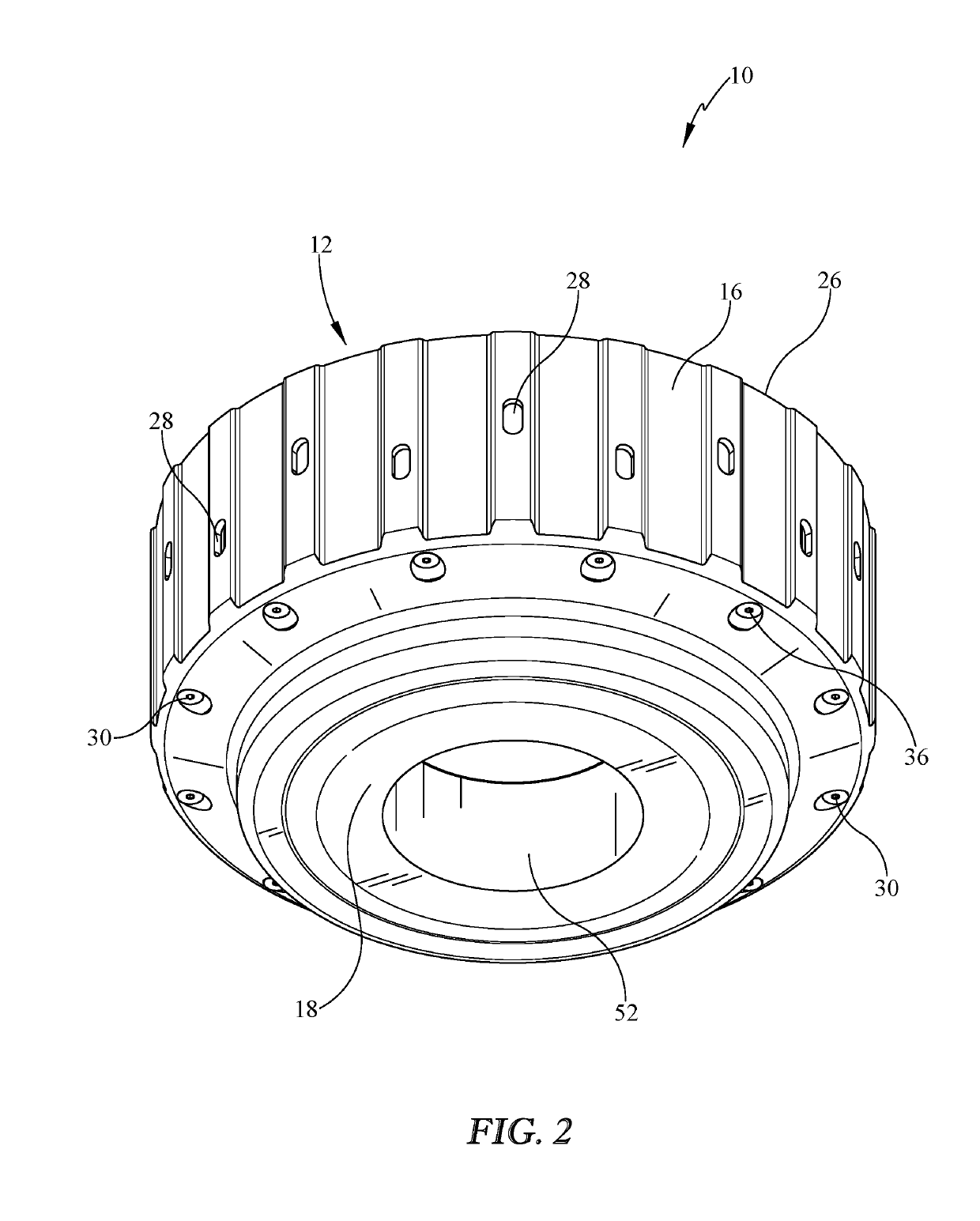 Clutch piston assembly for increasing clamping force