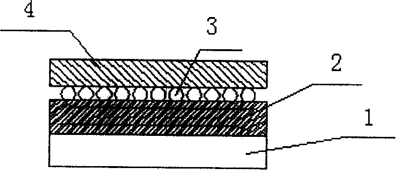 Two-layer hot pressing membrane electrode and production method thereof