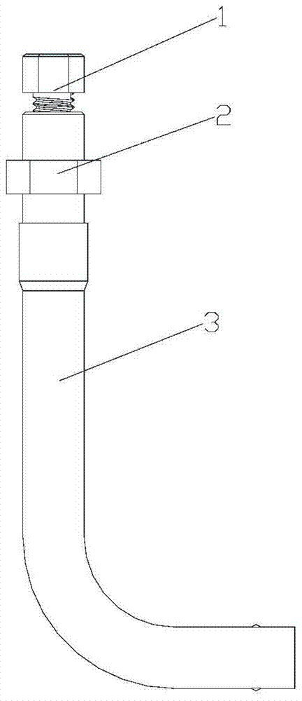 Fusible bolt structure and installation method thereof, air conditioner provided with the fusible bolt structure