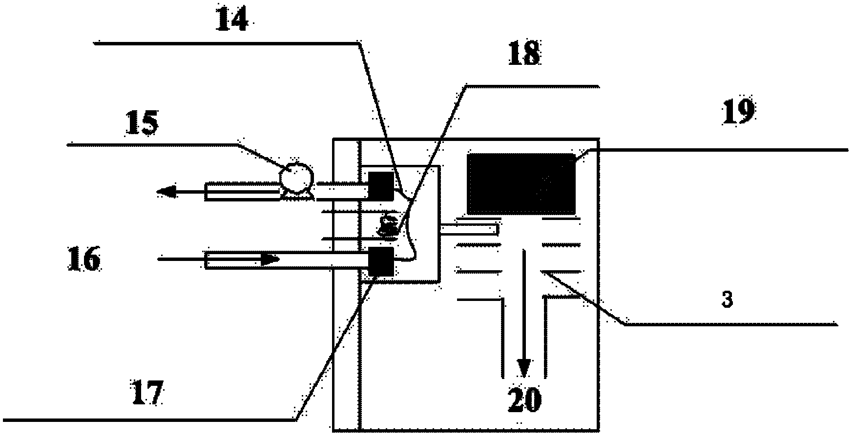 Piggy-back portable on-line analysis time-of-flight mass spectrometer