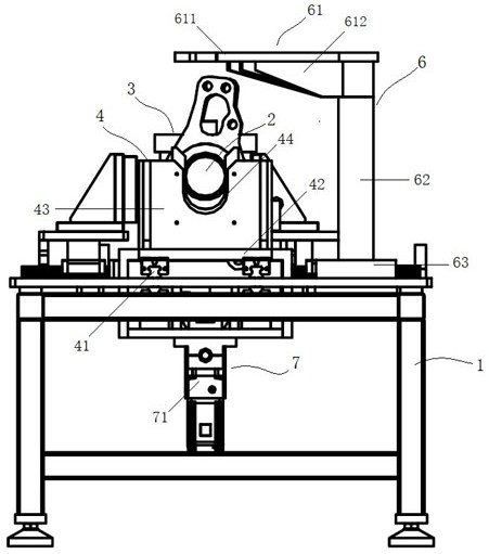 Device and method for fixing shaft tube and plate spring seat before welding