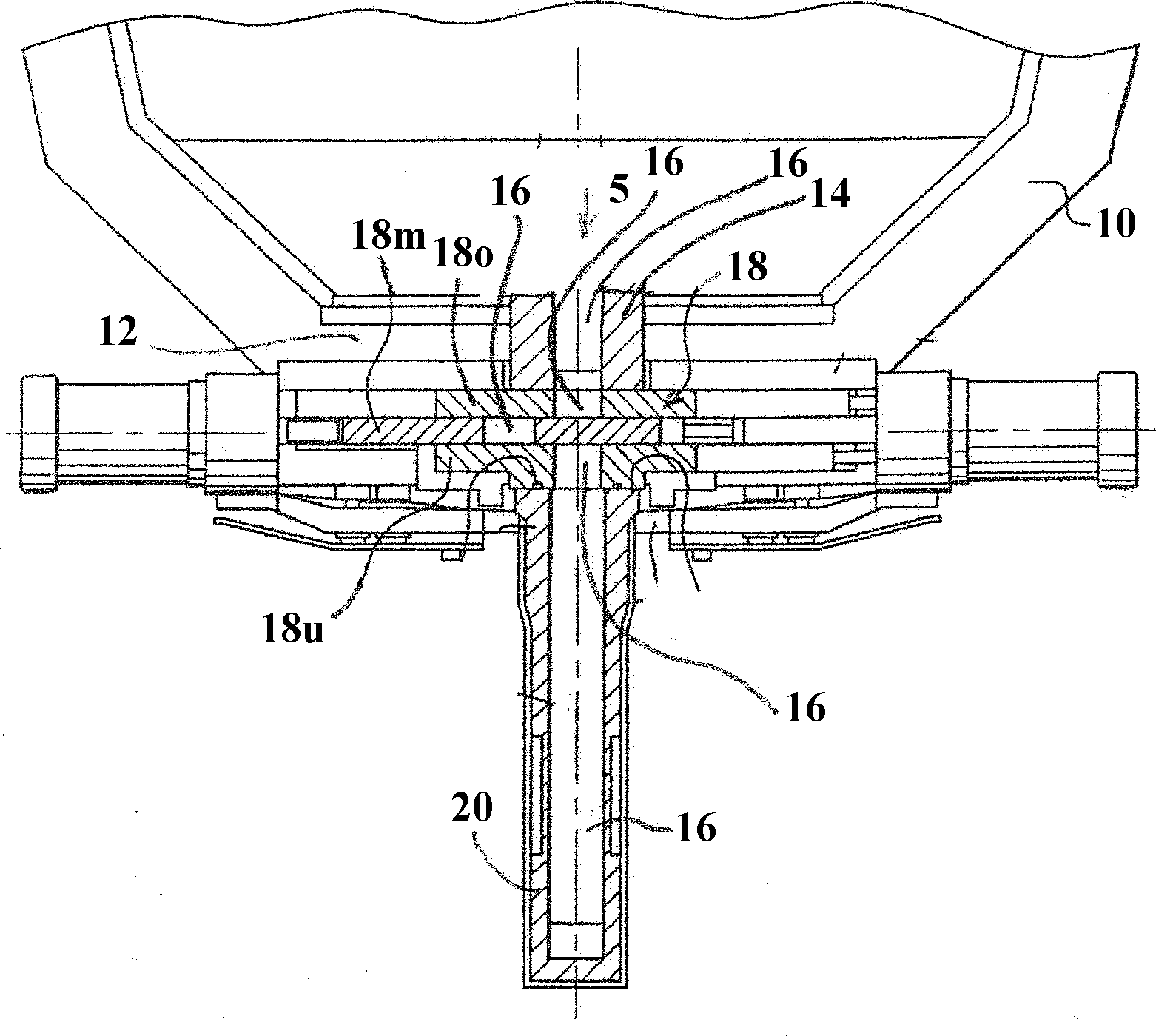 Apparatus for detecting and measuring cylindrical surfaces on fireproof ceramic components in metallurigal applications