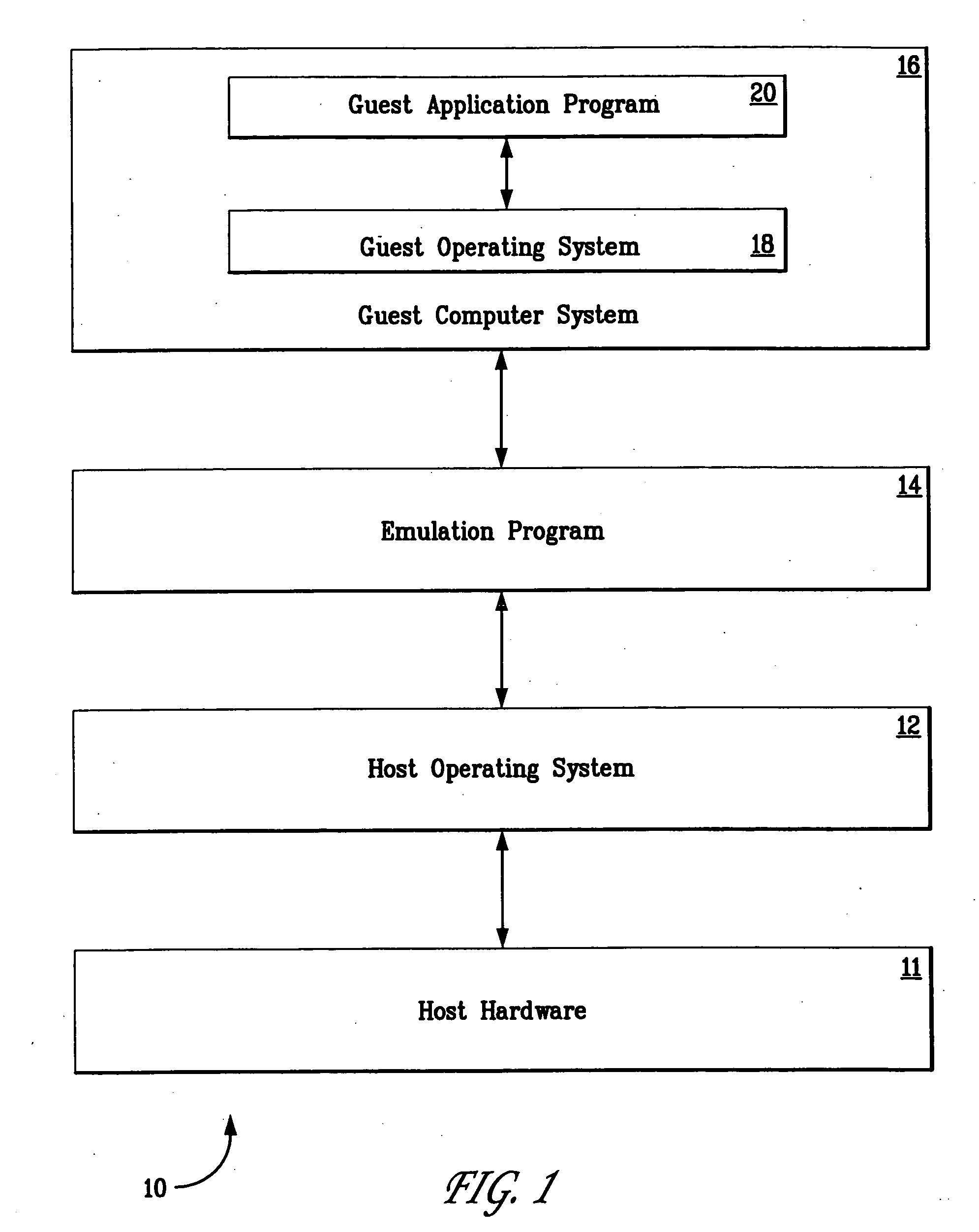 Allocation of processor resources in an emulated computing environment