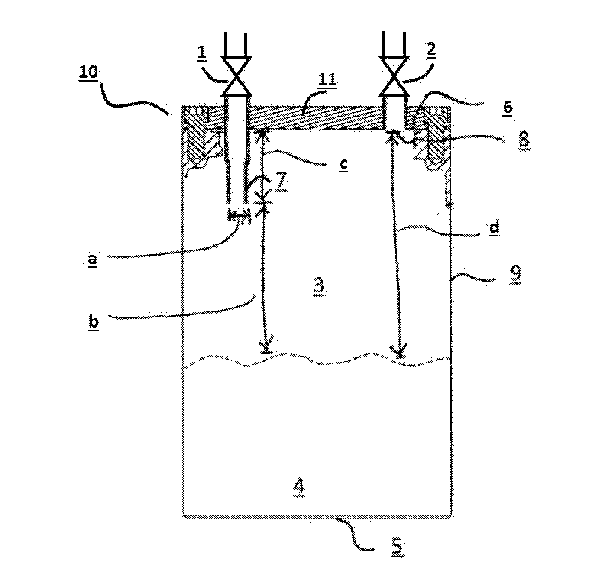 Container for chemical precursors in a deposition process