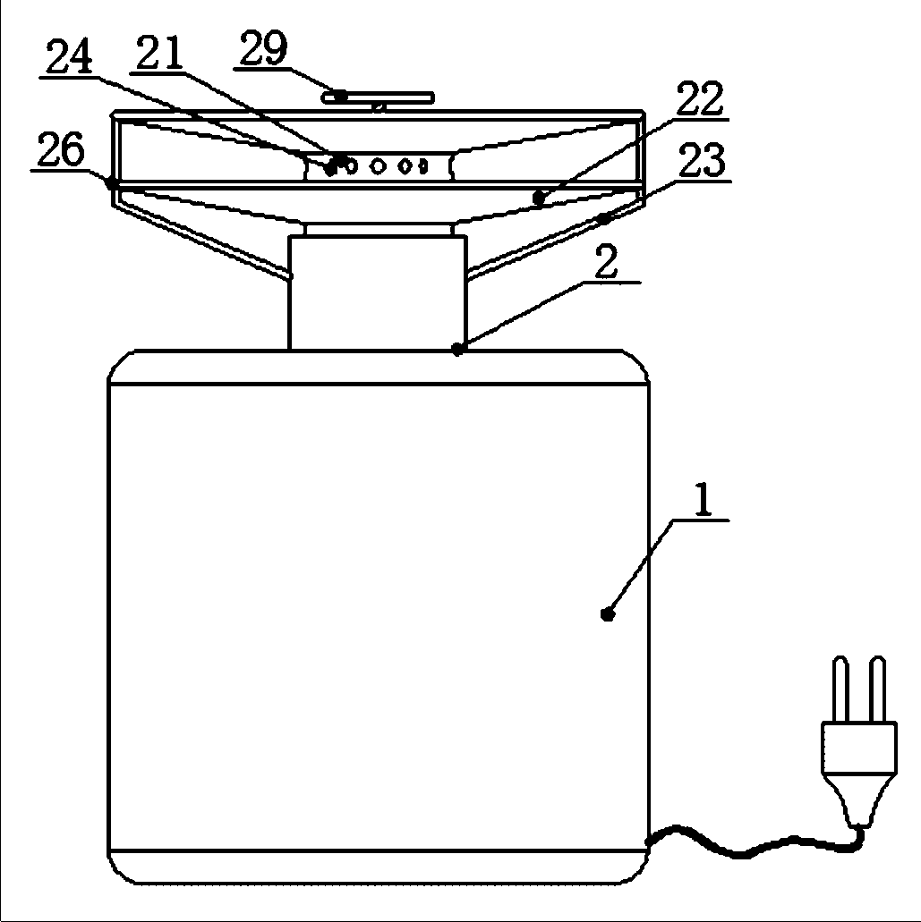 Fumigation device for high-chlorine emamectin benzoate microemulsion insecticide