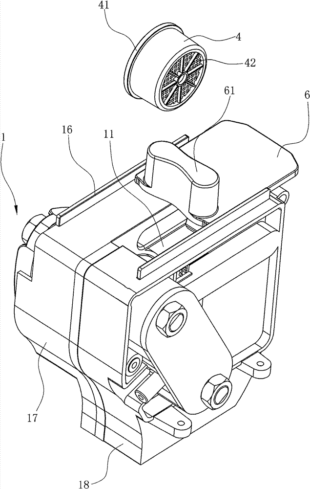 Coffee machine convenient for removing bags