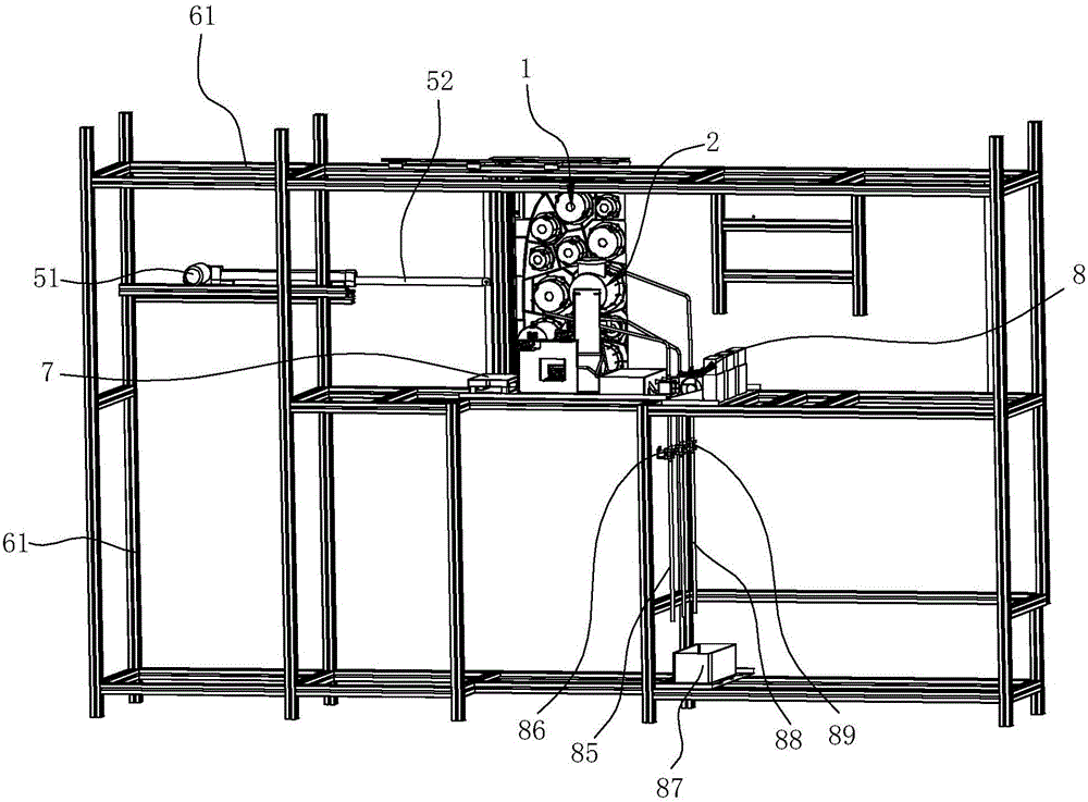 Dry cargo storage device and control method thereof