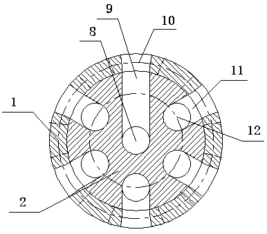 Centralized distribution multiway switching valve