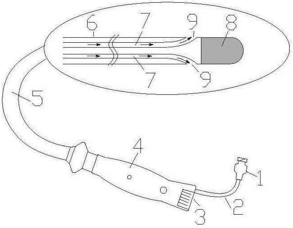 Cold brine perfusion type radiofrequency ablation catheter