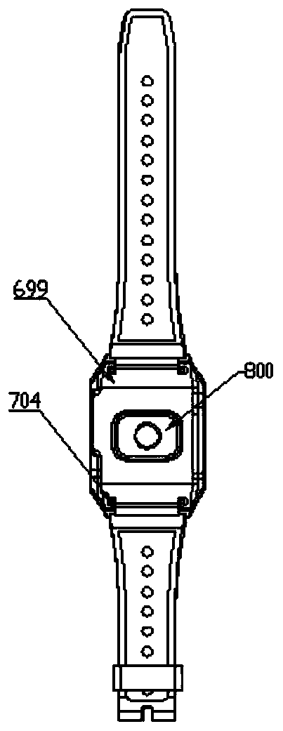 Internet of Things intrinsic safety rescue watch with fast networking function and capable of being detected and design method