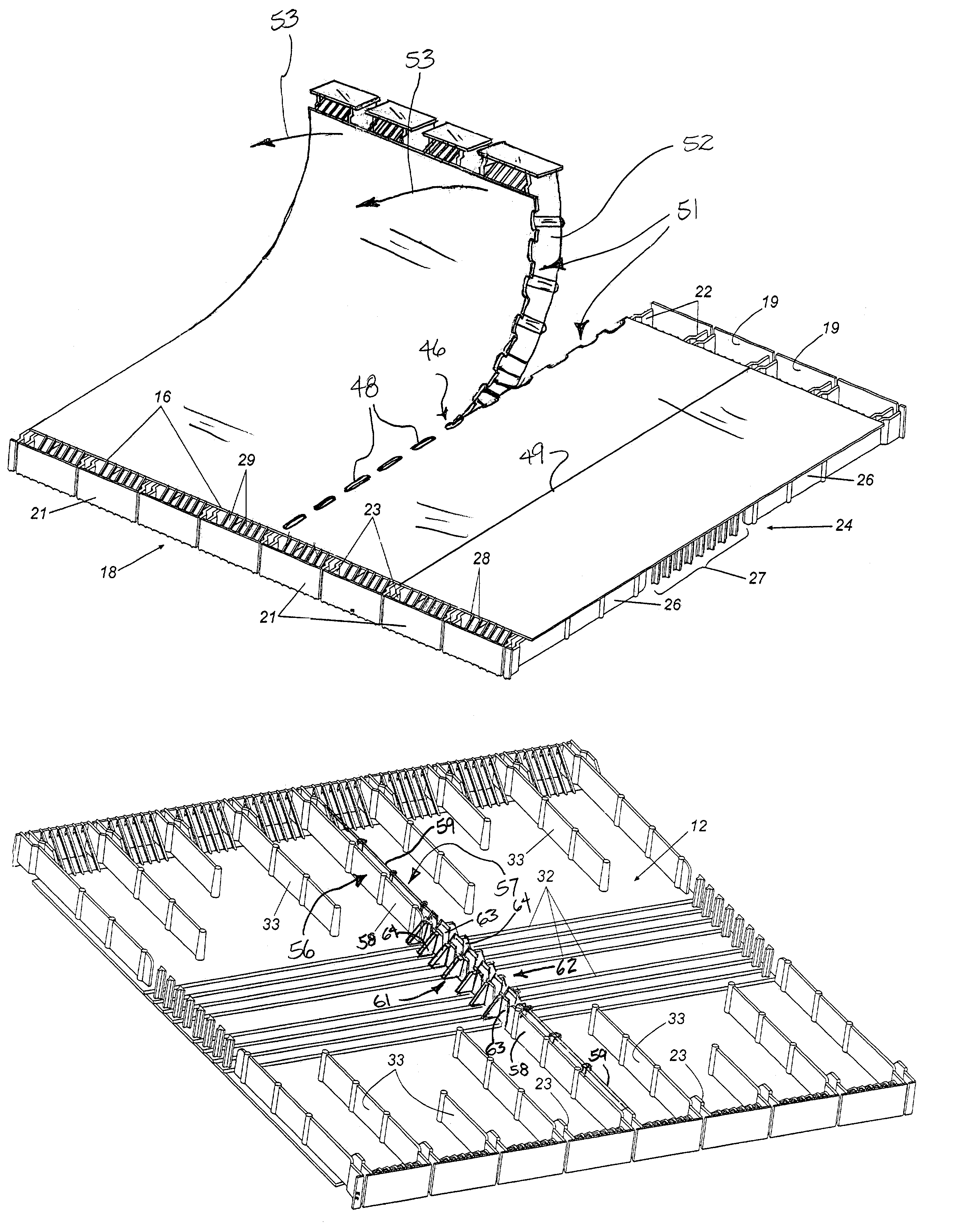 Manually separable ridge vent