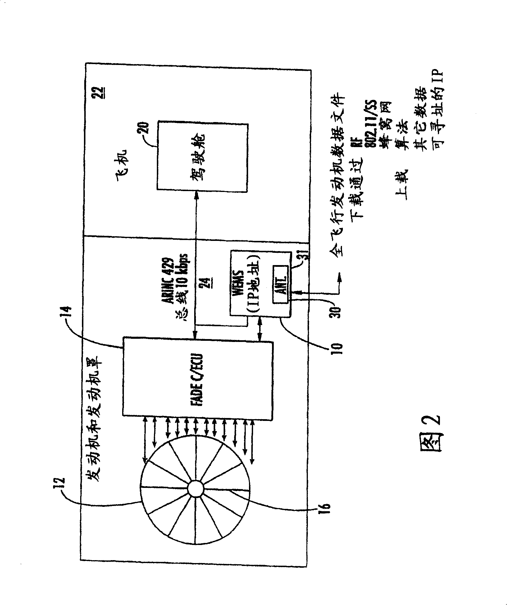 Wireless engine monitoring system