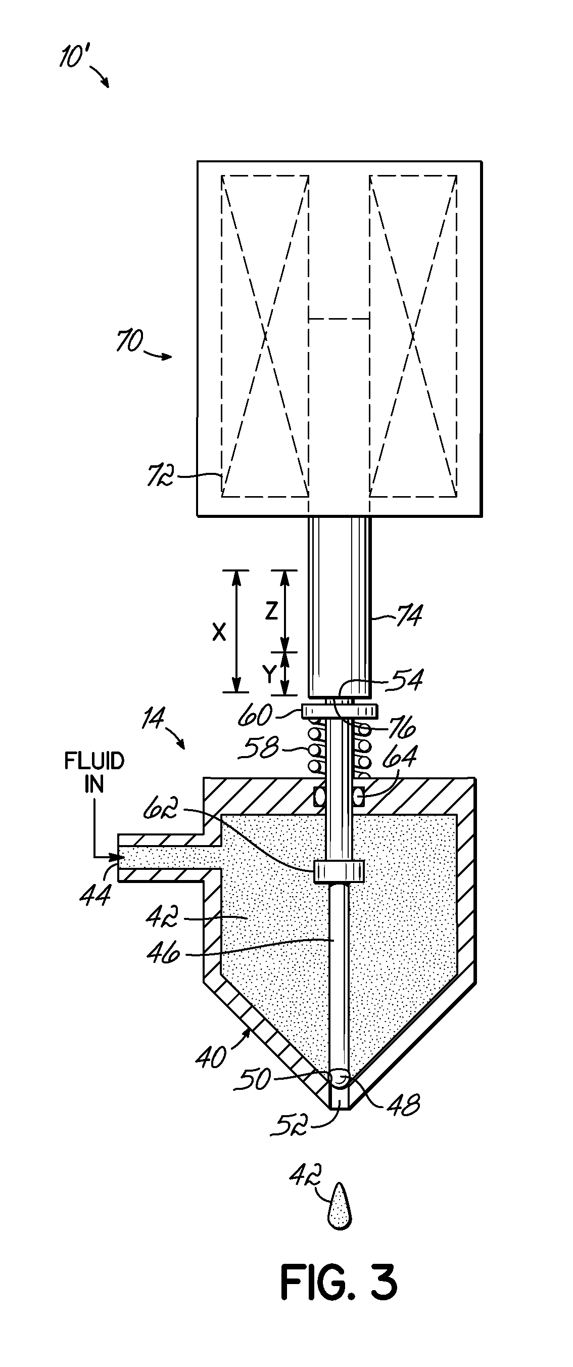 Force amplifying driver system and jetting dispenser and method of dispensing fluid