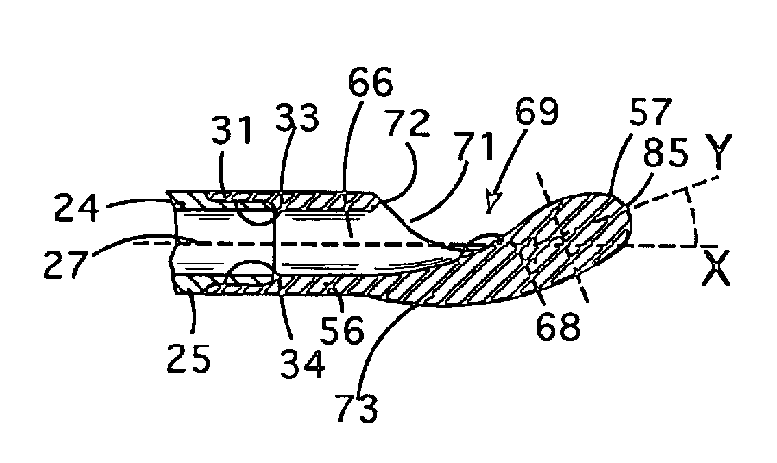 Blood vessel catheter