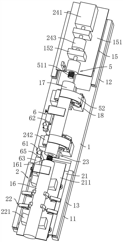 Large-diameter seamless tube core rod rapid mounting device and using method