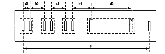 Horizontal polarization leaky cable for effectively restraining standing wave resonance peak value