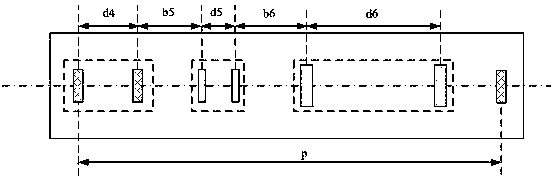 Horizontal polarization leaky cable for effectively restraining standing wave resonance peak value