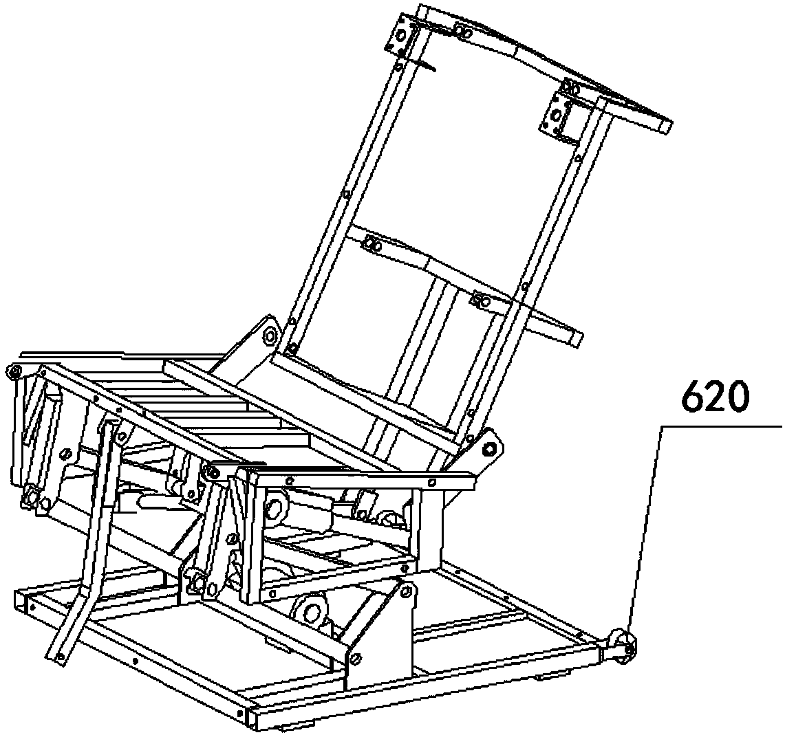 Adjust the frame and adjust the seat