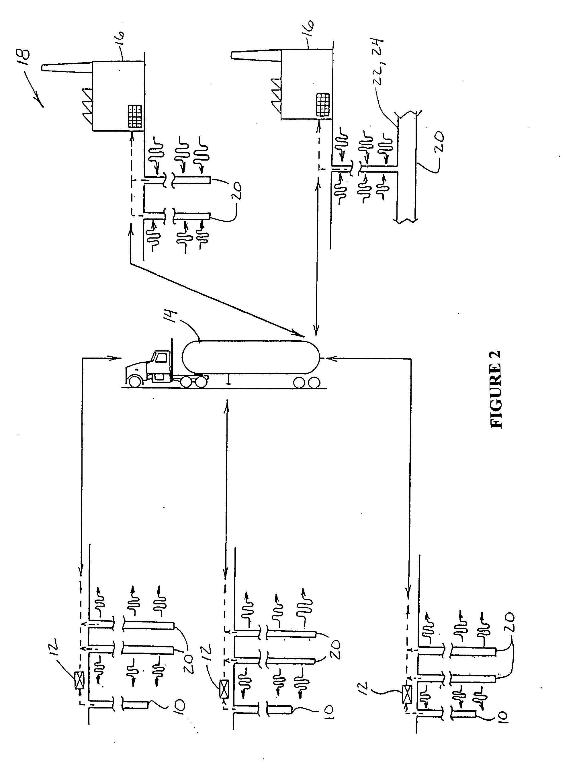 Method and apparatus for recovering and transporting methane gas