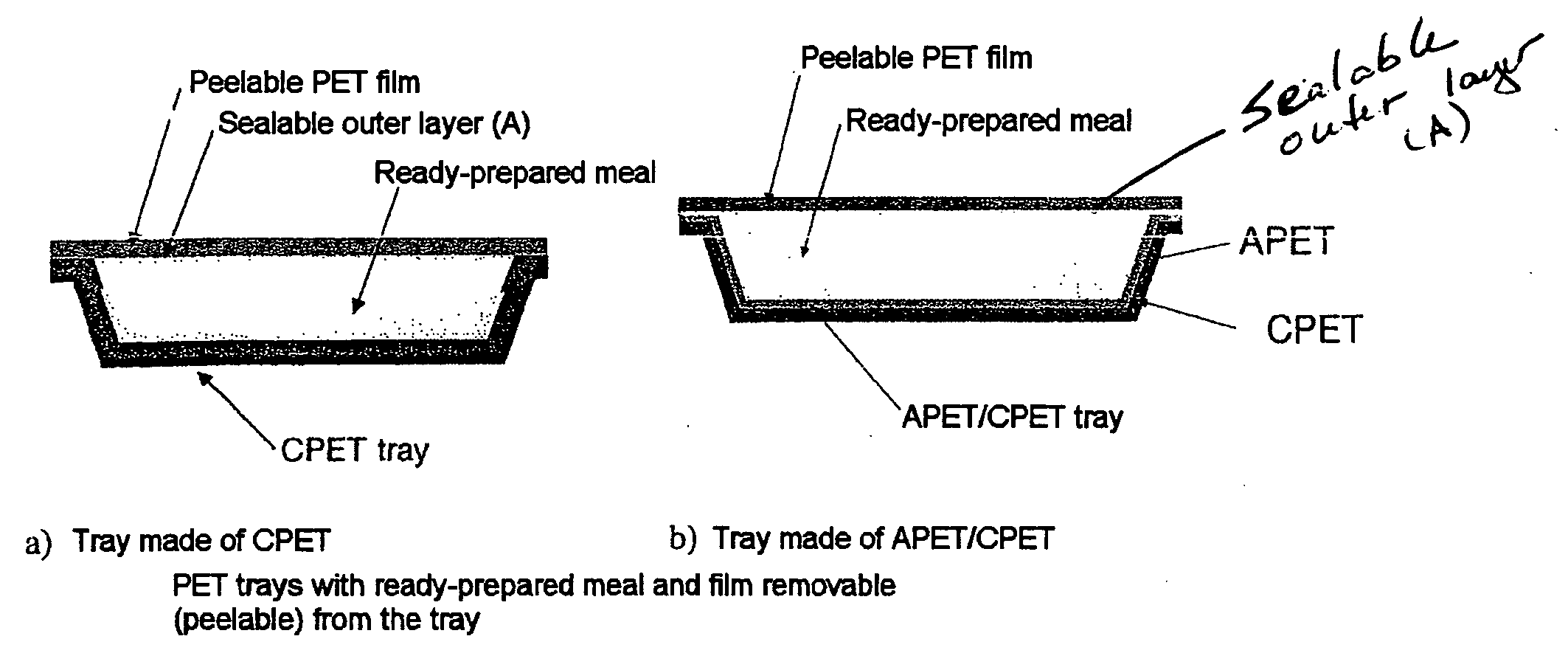 Peelable polyester film having improved oxygen barrier, process for its production and its use