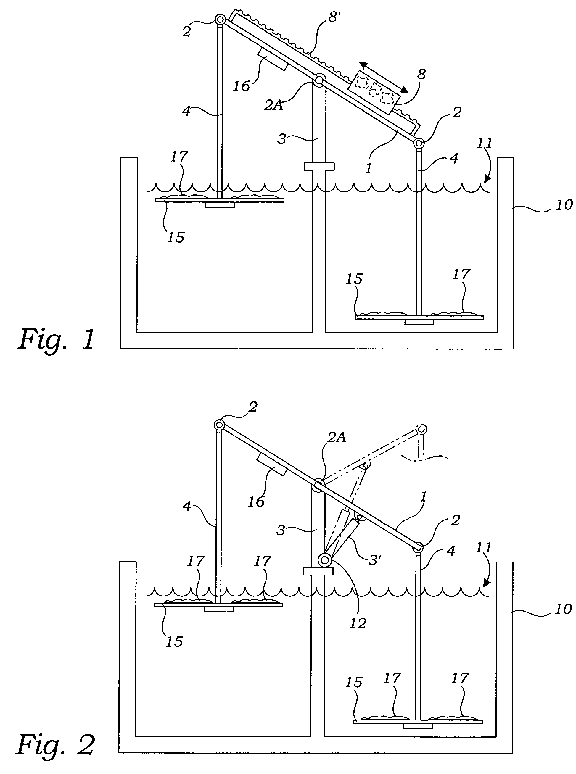 Integrated fixed film activated sludge system using gravity assisted mixing