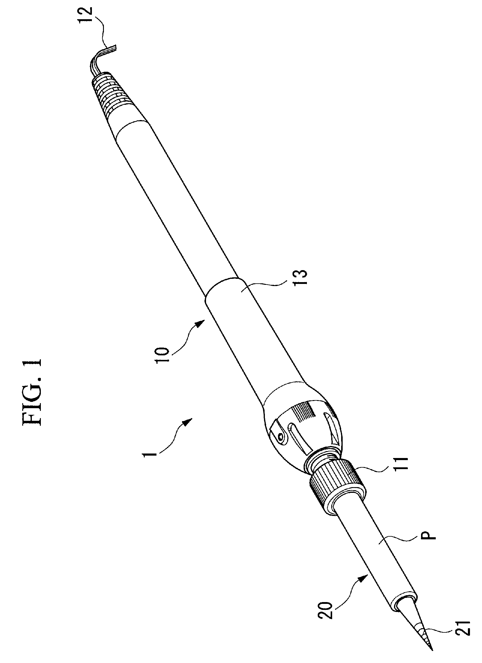 Method of manufacturing soldering iron