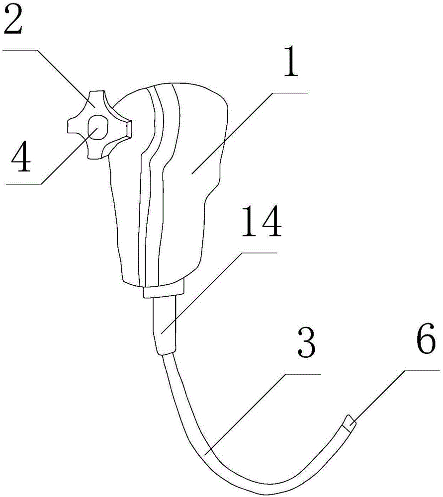 Endoscope stomach volume adjusting band curve degree adjusting device