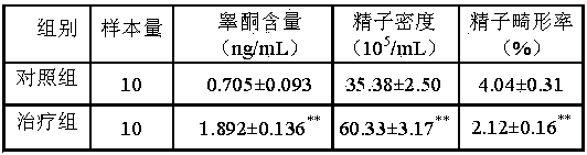 Pharmaceutical composition for producing sperms and tonifying yang and preparation method thereof