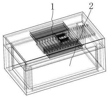 Packaging box with long refrigeration time