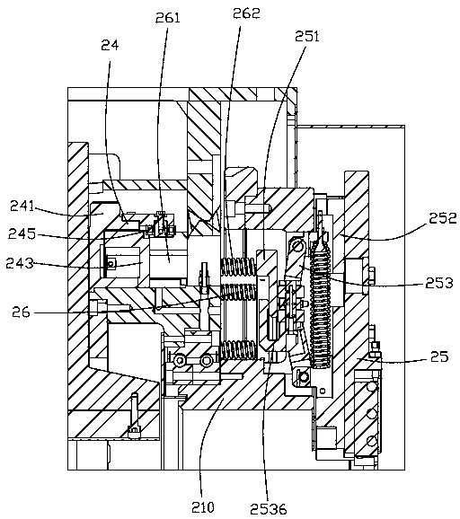Cutter advancing and retreating mechanism for pipe beveling machine