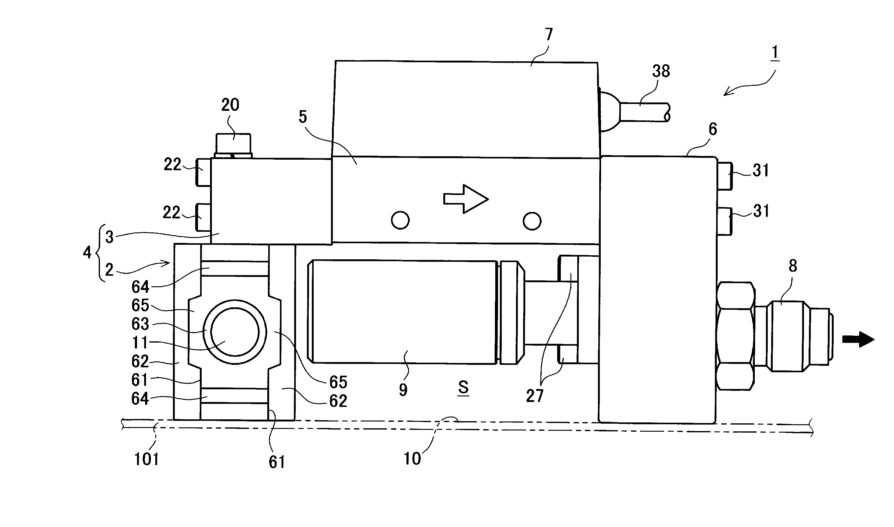 Purge gas unit and purge gas supply integrated unit