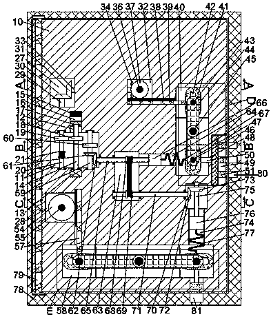 Novel door opening device and application method thereof