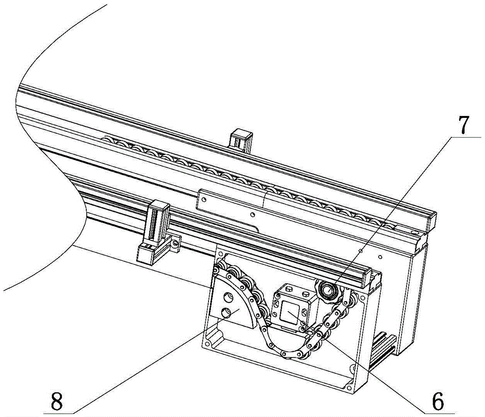 Modularized speed-fold chain conveyor belt